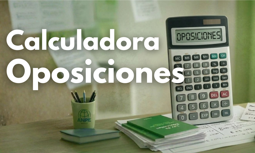 Calculadora de oposiciones
